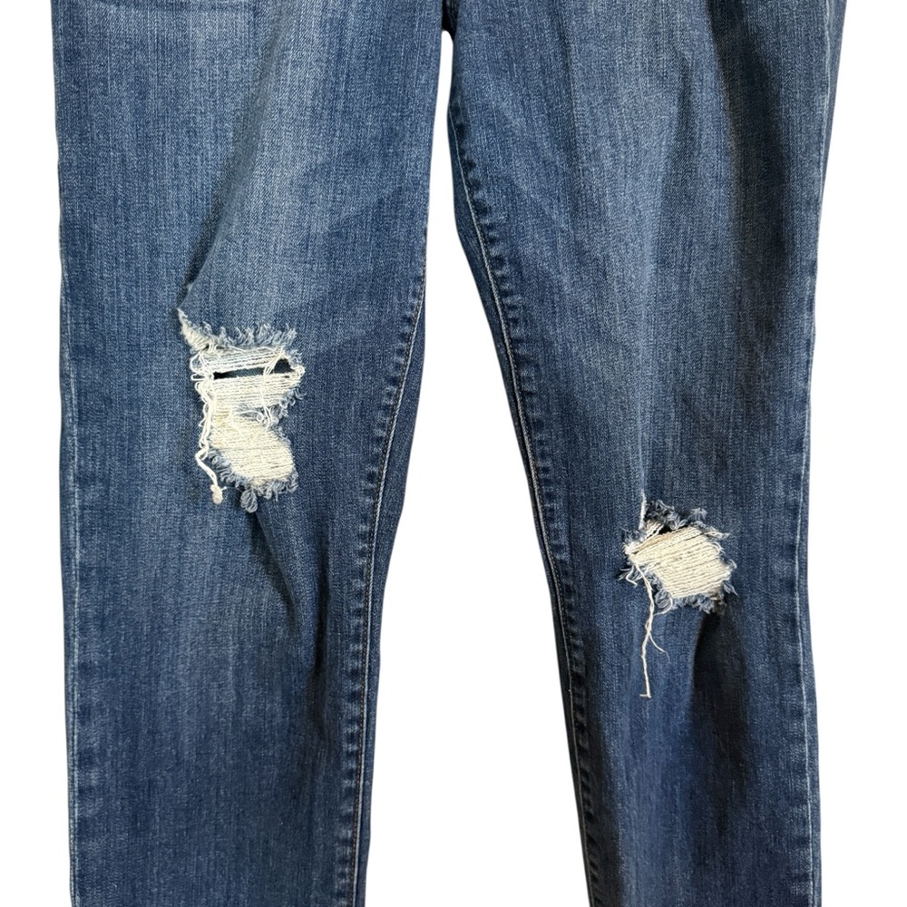 Kut from the Kloth Amy Ankle Straight Leg Jeans Distressed Cuffed Women’s 10 - Picture 6 of 16